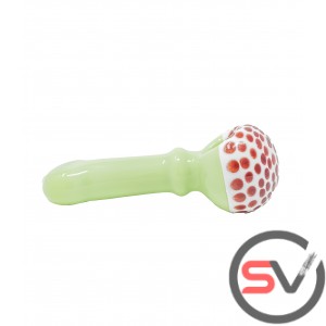 GOLF BALL GLASS HAND PIPE 5inch